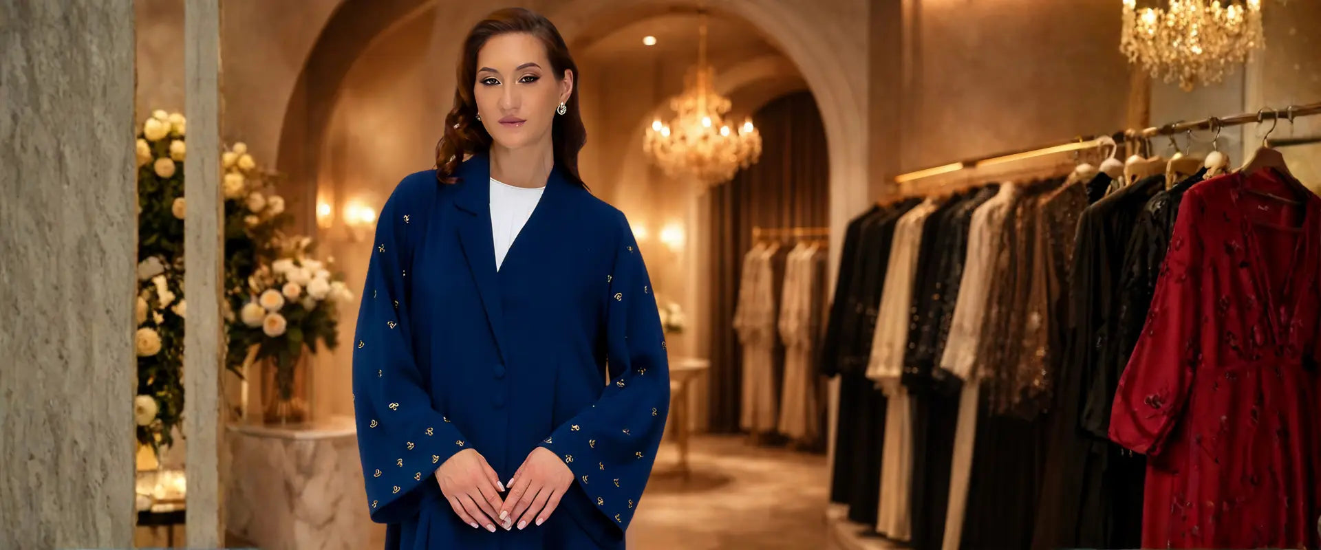 Boutique Experience
Woman in a luxurious store setting  