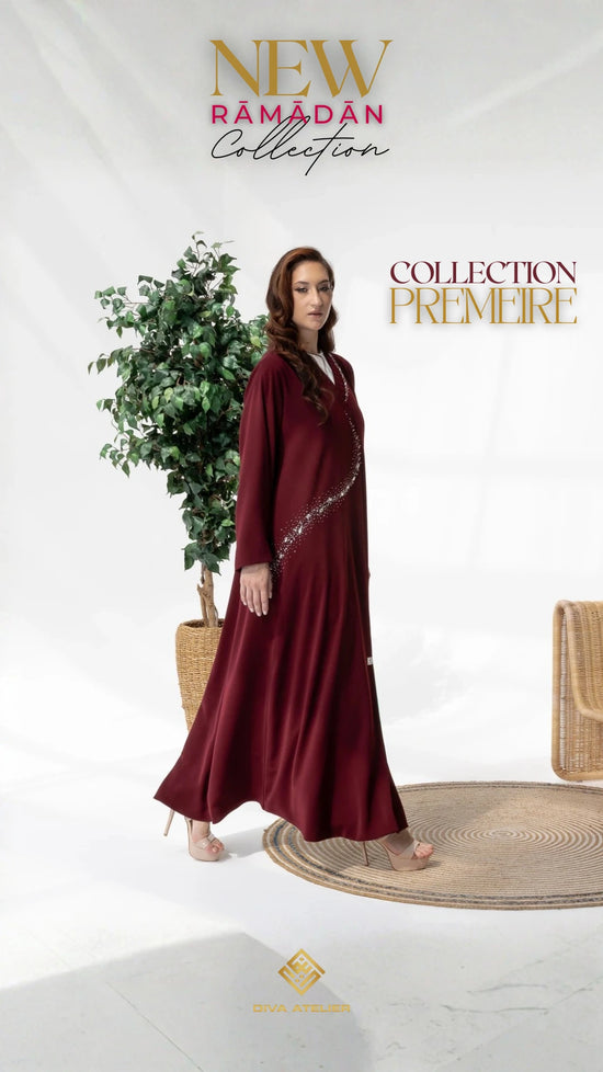 Coverpage for Luxury Ramadan 2026 abayas | عبايات فاخرة بتفاصيل راقية ولمسات كريستال — handcrafted, limited edition by Diva Atelier.