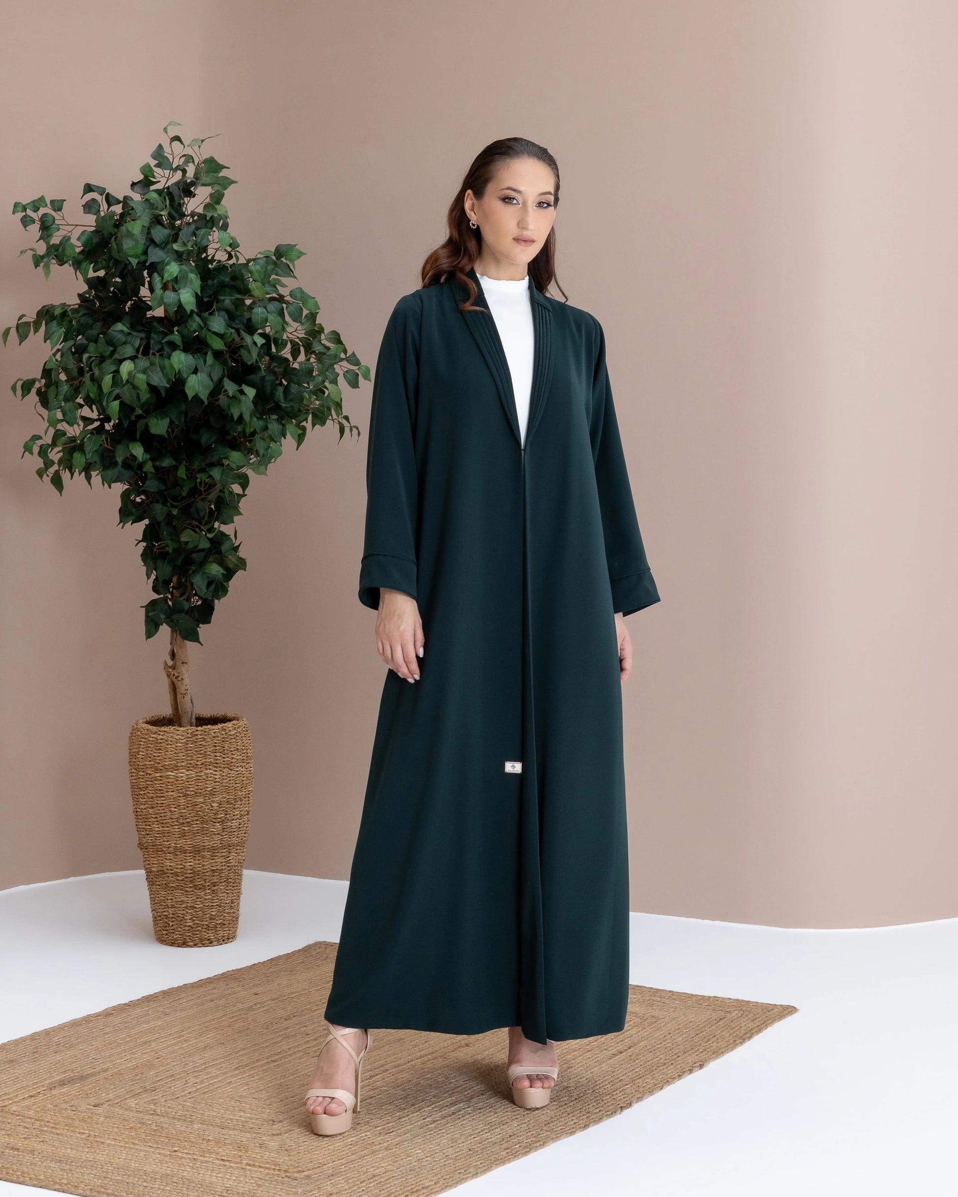 MIRAL Verde Royale timeless luxury abaya for Ramadan and Eid occasions