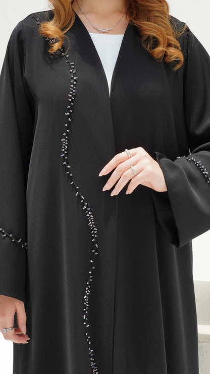 NISREEN Black Abaya