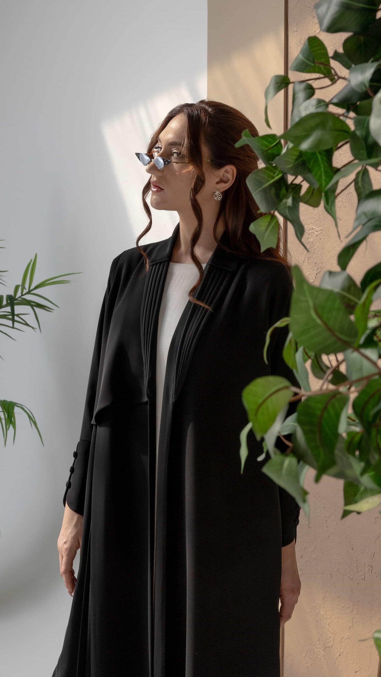 RAWAN Black Abaya