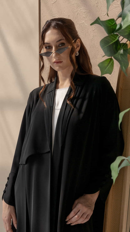 RAWAN Black Abaya