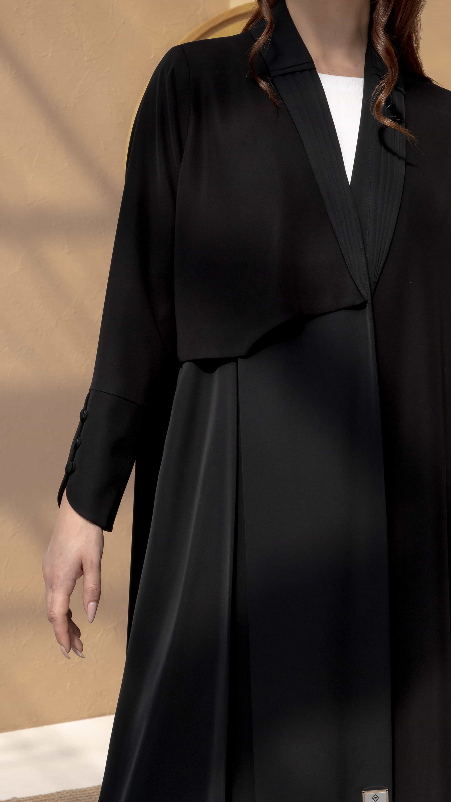 RAWAN Black Abaya
