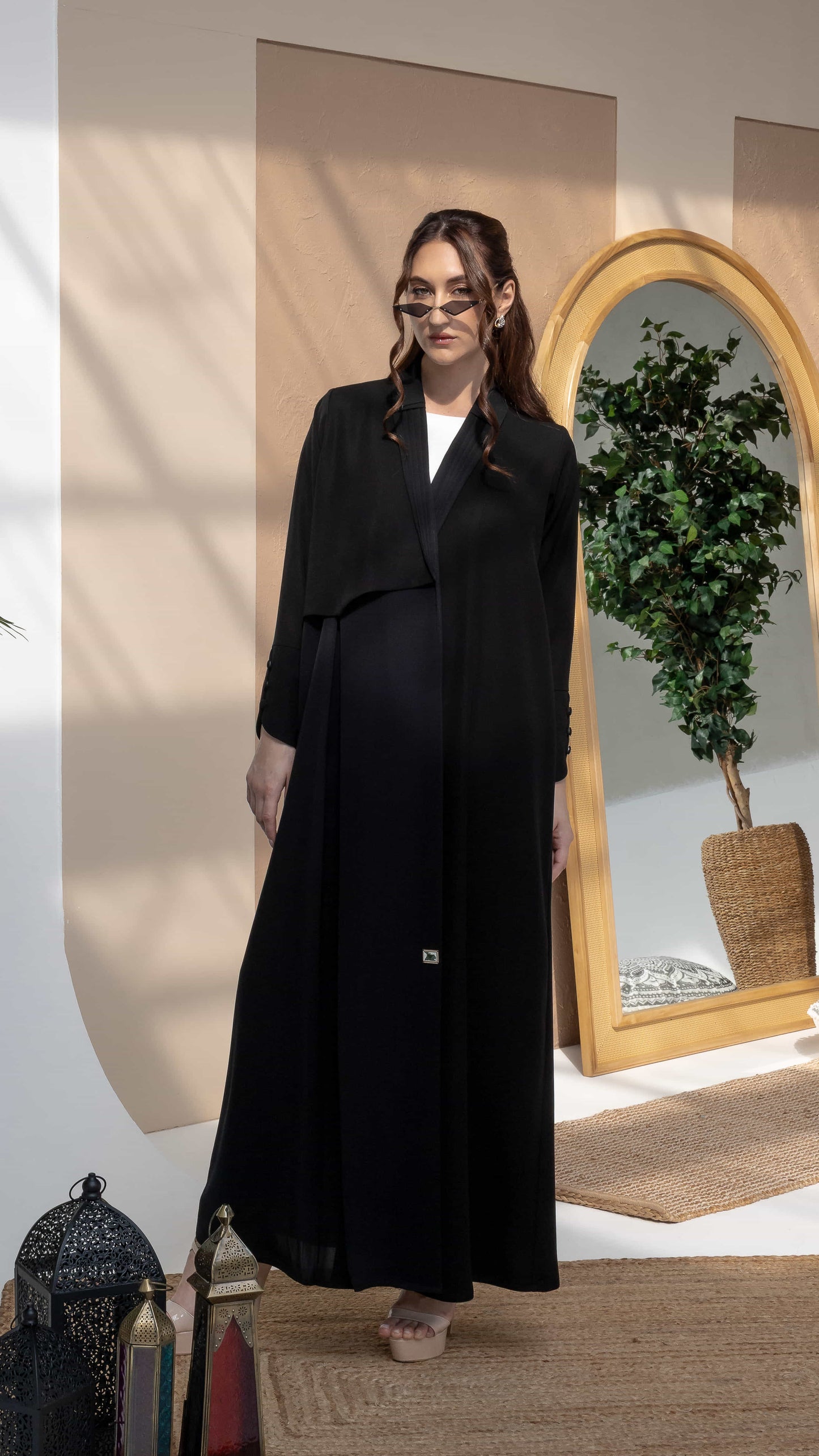 RAWAN Black Abaya