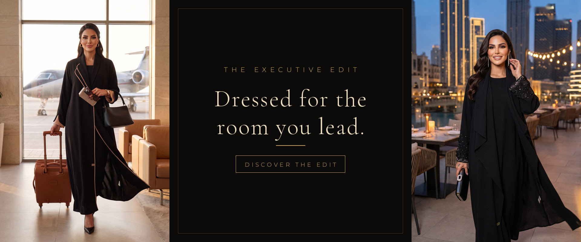 The Executive Edit. Dressed for the room you lead.