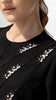 JAWA Noir Constelle luxury black abaya video with diagonal crystal constellation detailing by Diva Atelier