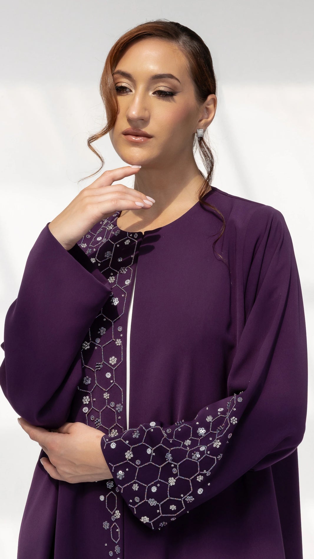 NUBAH Amethyst Mosaic Abaya Video by Diva Atelier