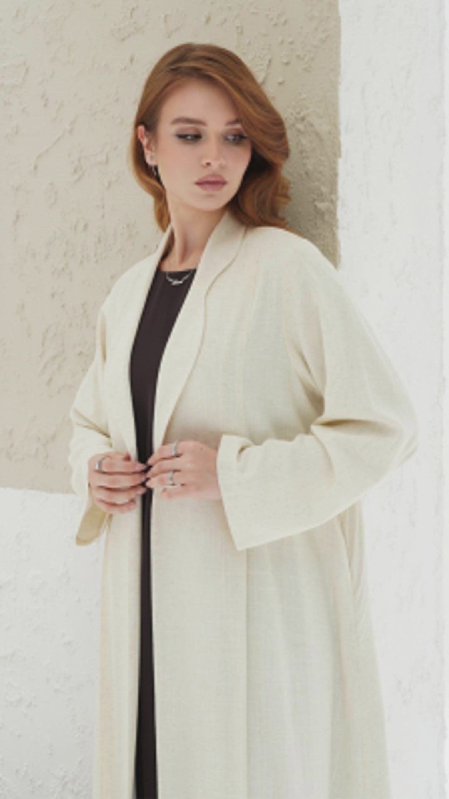 NAIMA | Ivory Elan - Naima ivory abaya video