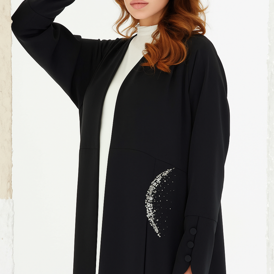 Kaina Black Abaya
