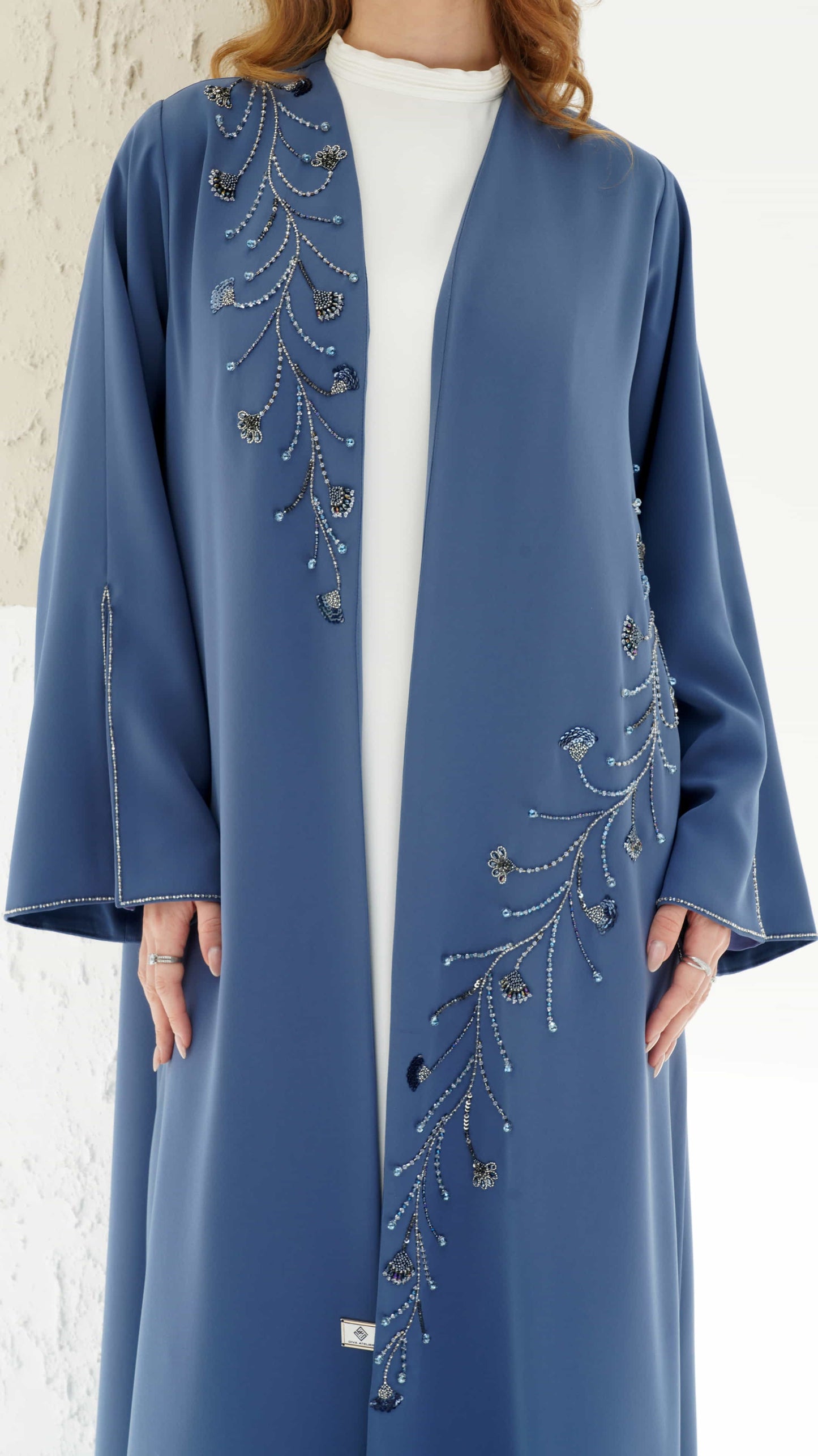 SORINA | Twilight Sapphire luxury blue abaya video